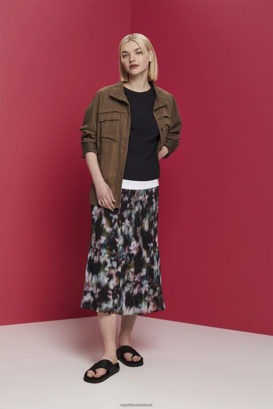 Frauen Esprit Schwarz Rückenfreie Bluse, Tencel Blusen 0BN00200