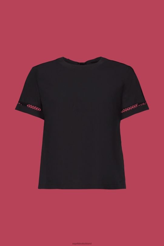 Frauen Esprit Schwarz Rückenfreie Bluse, Tencel Blusen 0BN00200