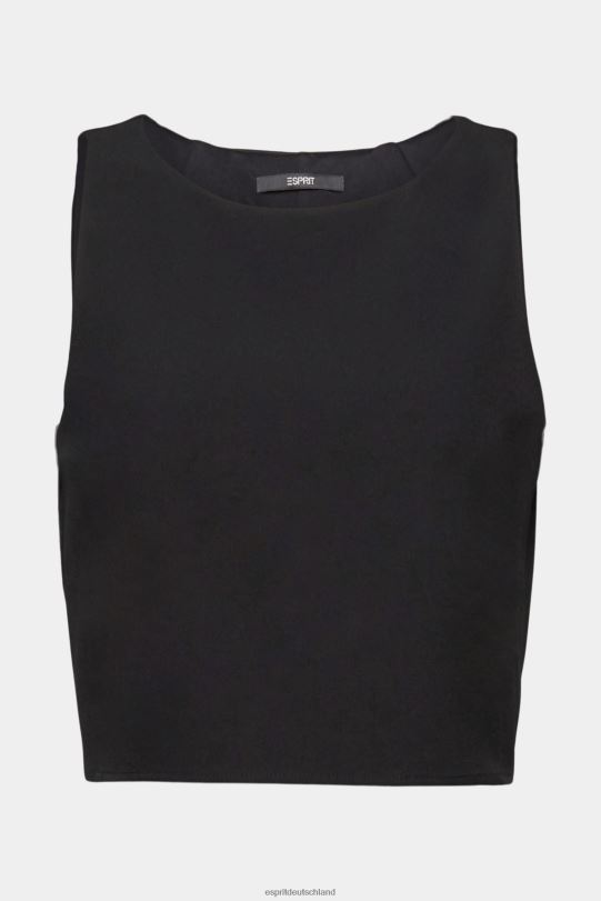 Frauen Esprit Schwarz kurze, ärmellose Bluse Blusen 0BN00307