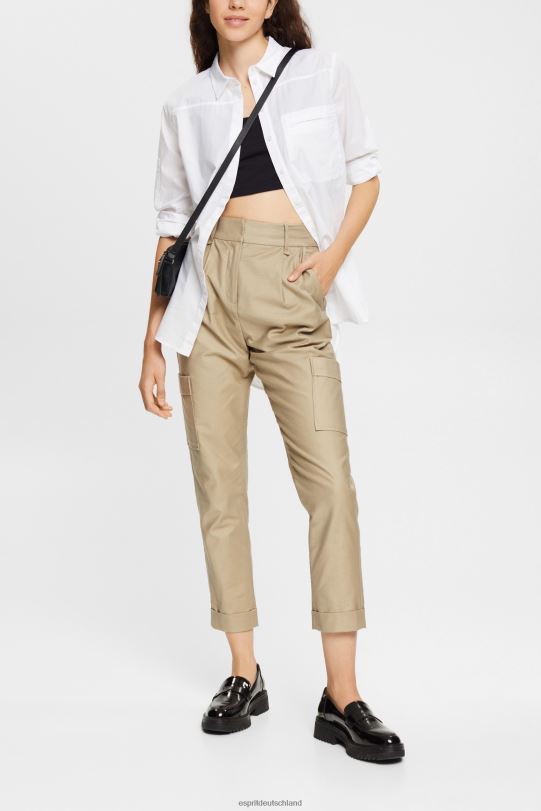 Frauen Esprit Weiß Hemdbluse, Bio-Baumwolle Blusen 0BN00541