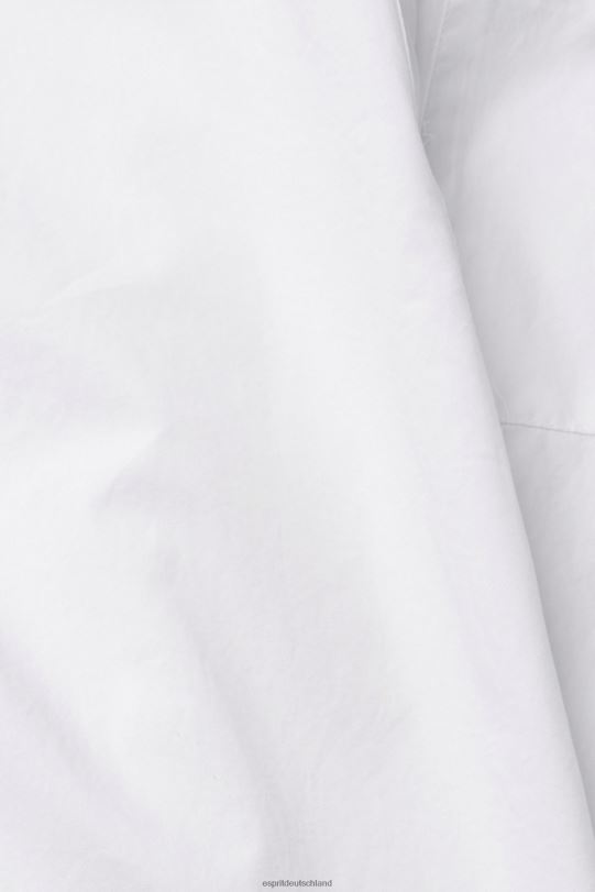 Frauen Esprit Weiß Hemdbluse, Bio-Baumwolle Blusen 0BN00541