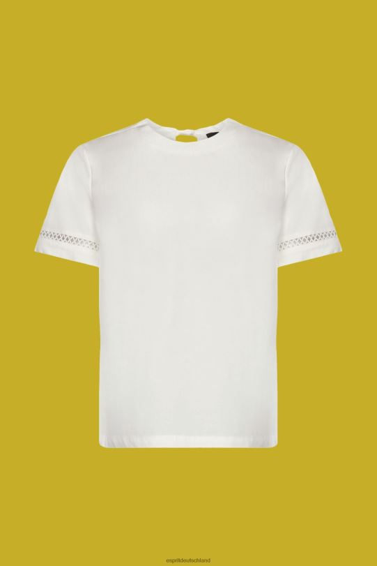 Frauen Esprit Weiß Rückenfreie Bluse, Tencel Blusen 0BN00201