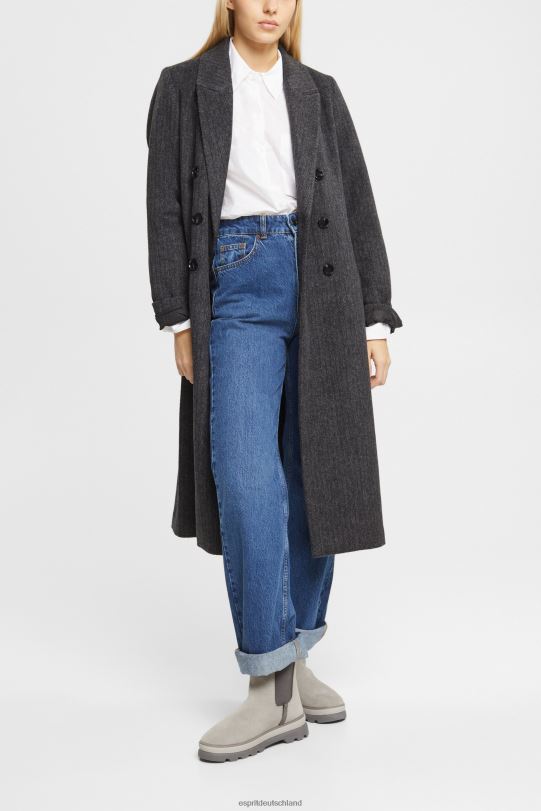 Frauen Esprit Weiß übergroße weiße Baumwollbluse Blusen 0BN00406