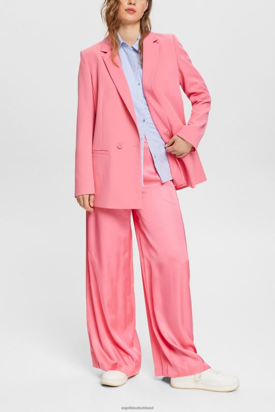 Frauen Esprit hellblau Hemdbluse aus 100 % Baumwolle Blusen 0BN00515