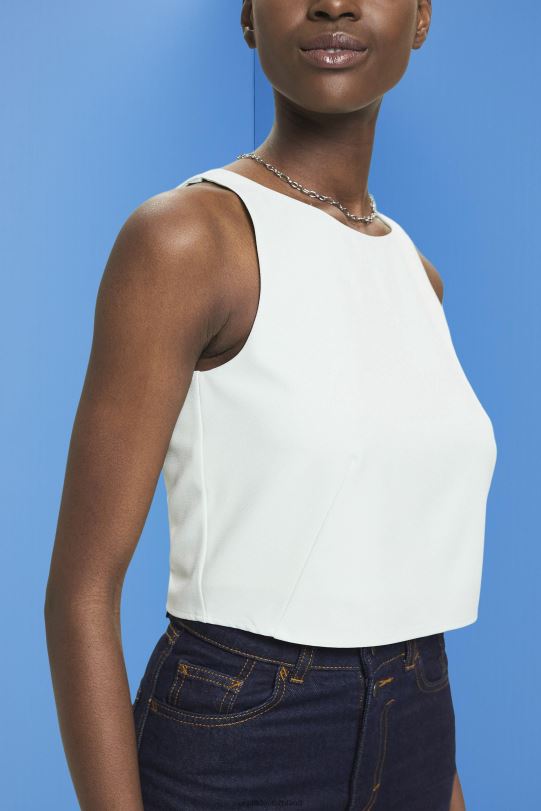 Frauen Esprit helles Aquagrün kurze, ärmellose Bluse Blusen 0BN00309