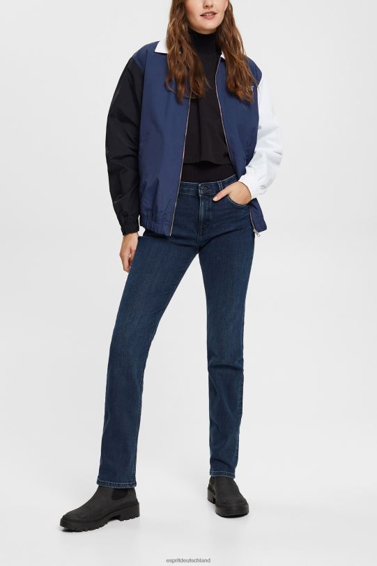 Frauen Esprit Blau Schwarz Mittelhohe Stretchjeans Denim 0BN00345
