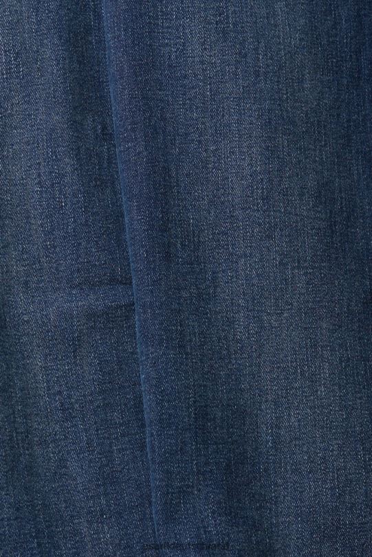 Frauen Esprit blaue dunkle Waschung Jeans mit geradem Bein Denim 0BN00439