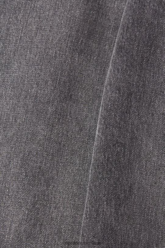 Frauen Esprit schwarze mittlere Waschung Jeans im Banana-Fit mit asymmetrischem Bund Denim 0BN00339