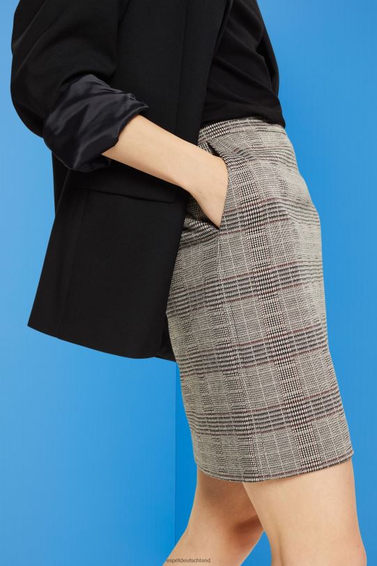 Frauen Esprit Eis karierter Minirock die Röcke 0BN00484