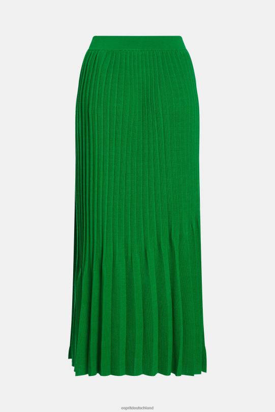 Frauen Esprit Grün plissierter Midirock die Röcke 0BN00389