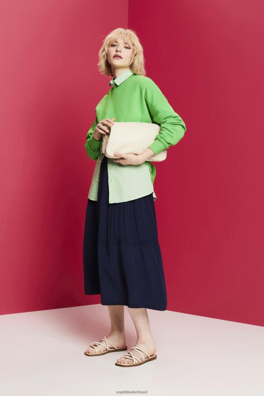 Frauen Esprit Marine Midirock die Röcke 0BN00239