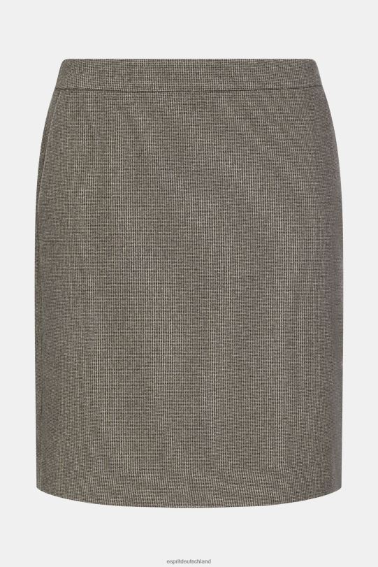 Frauen Esprit Rotguss zweifarbiger Rock die Röcke 0BN00520