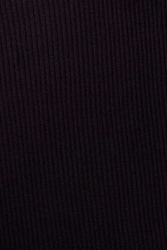 Frauen Esprit Schwarz Bleistiftrock aus Rippstrick die Röcke 0BN00428