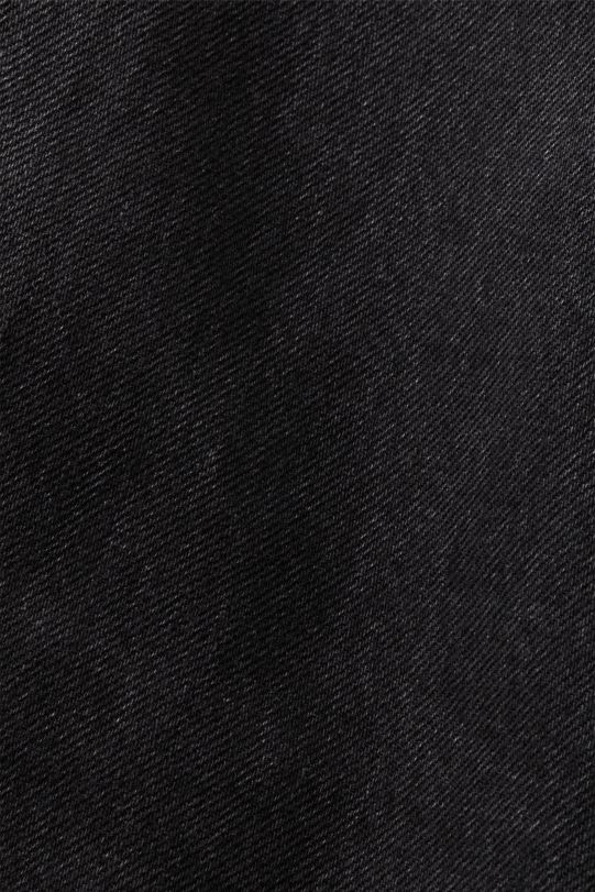 Frauen Esprit schwarze mittlere Waschung Jeans-Minirock mit asymmetrischem Bund die Röcke 0BN00206