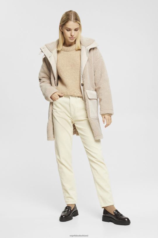 Frauen Esprit Eis Mom-Fit-Cordhose Hosen 0BN00252