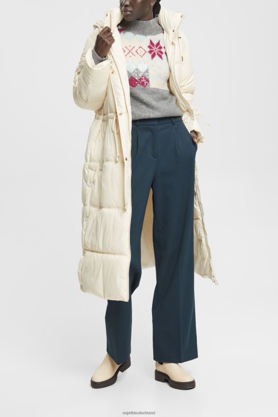 Frauen Esprit Petrolblau Hose mit weitem Bein Hosen 0BN00437