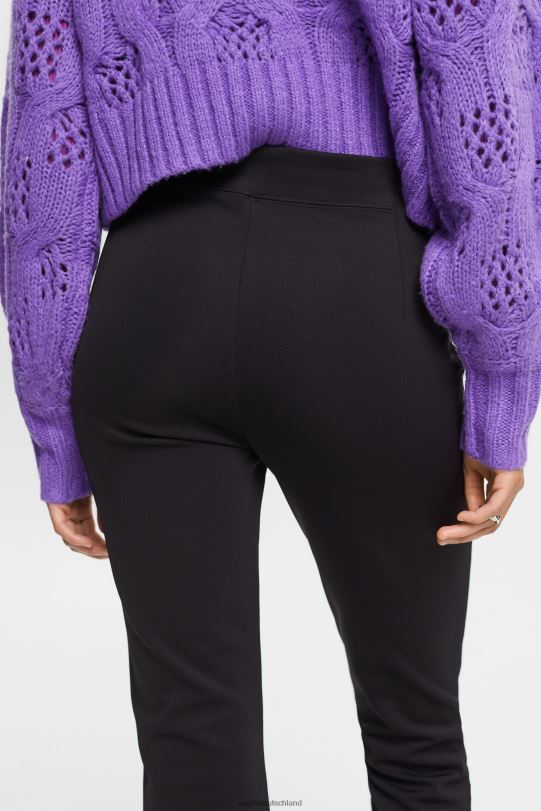 Frauen Esprit Schwarz Kick-Schlaghose Hosen 0BN00440
