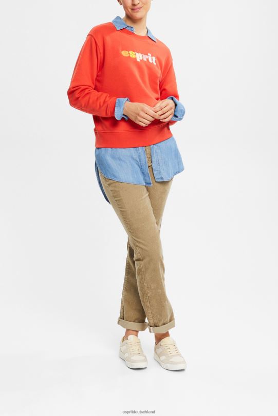 Frauen Esprit blasses Khaki Cordhose Hosen 0BN00346