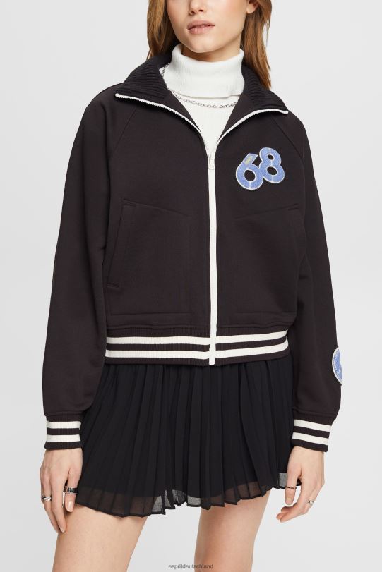 Frauen Esprit Schwarz College-Jacke Jacken 0BN00415