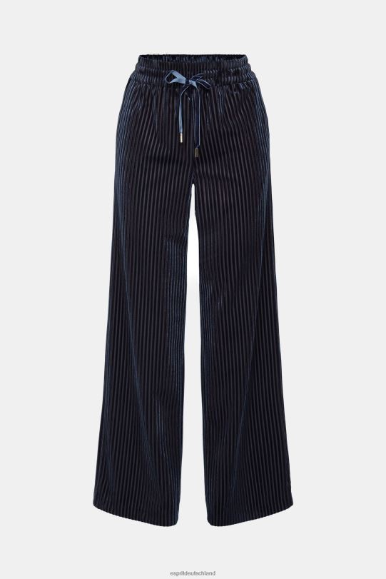 Frauen Esprit Marine Weite, gestreifte Jogginghose Jogger 0BN00423