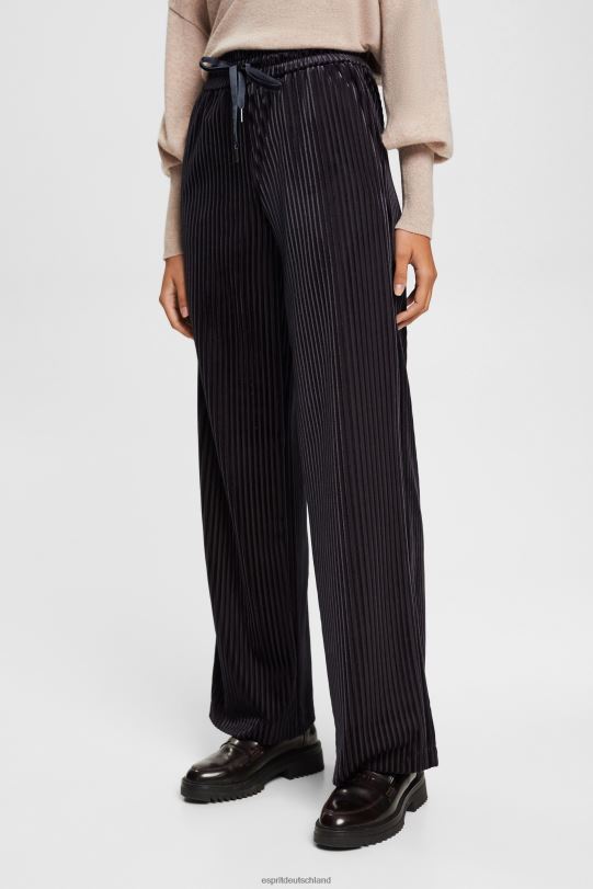 Frauen Esprit Schwarz Weite, gestreifte Jogginghose Jogger 0BN00422