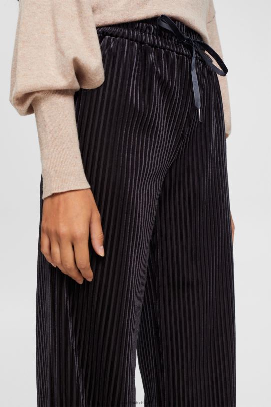 Frauen Esprit Schwarz Weite, gestreifte Jogginghose Jogger 0BN00422