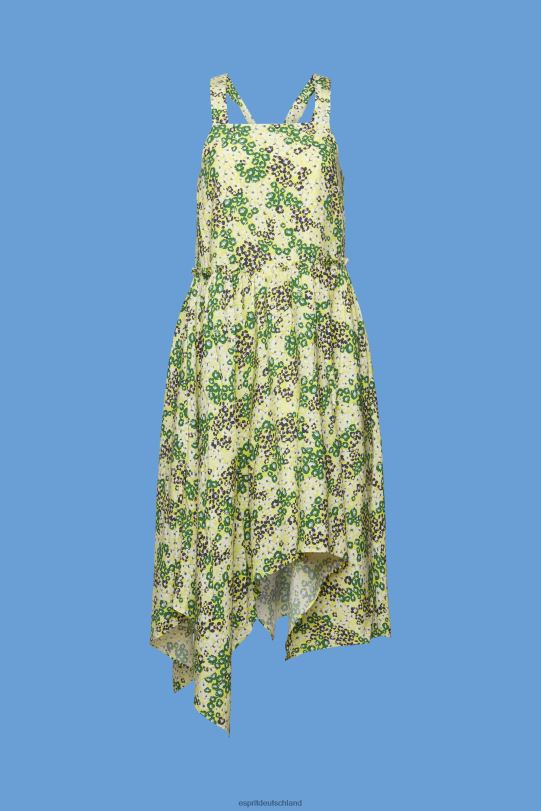Frauen Esprit Gelb Bedrucktes Midikleid Kleider 0BN00237