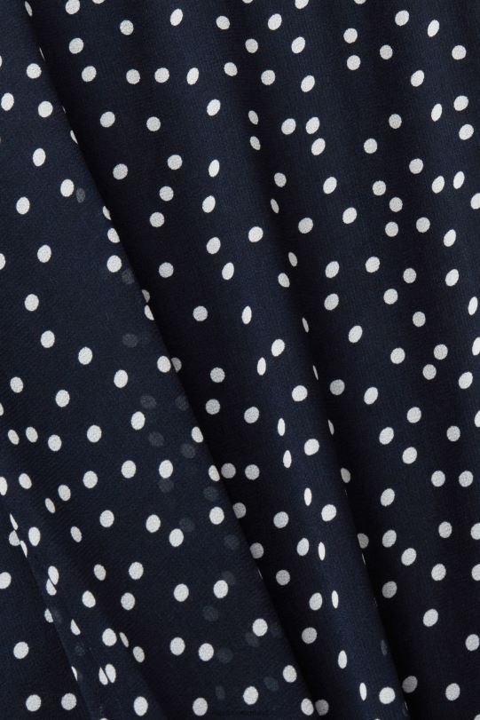 Frauen Esprit Marine recycelt: Chiffonkleid mit geraffter Taille Kleider 0BN0067