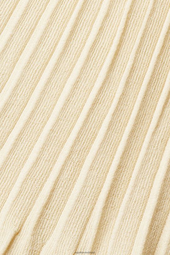 Frauen Esprit Sand Kleid mit plissierter Passform und ausgestelltem Schnitt Kleider 0BN00383