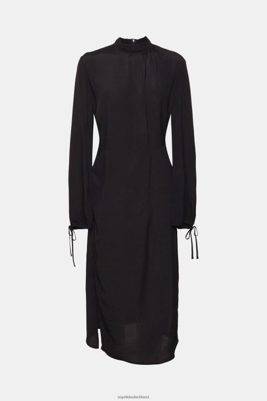 Frauen Esprit Schwarz Stehkragenkleid Kleider 0BN00424