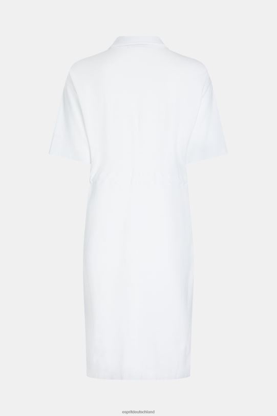 Frauen Esprit Weiß Plissee-Polokleid von Dolphin Tennis Club Kleider 0BN00502