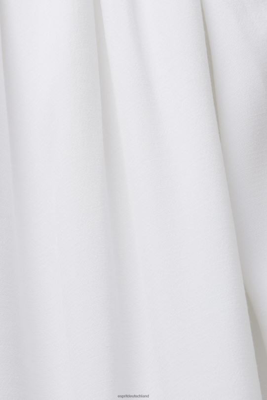 Frauen Esprit Weiß Trägerkleid mit Kittel, Tencel Kleider 0BN00203