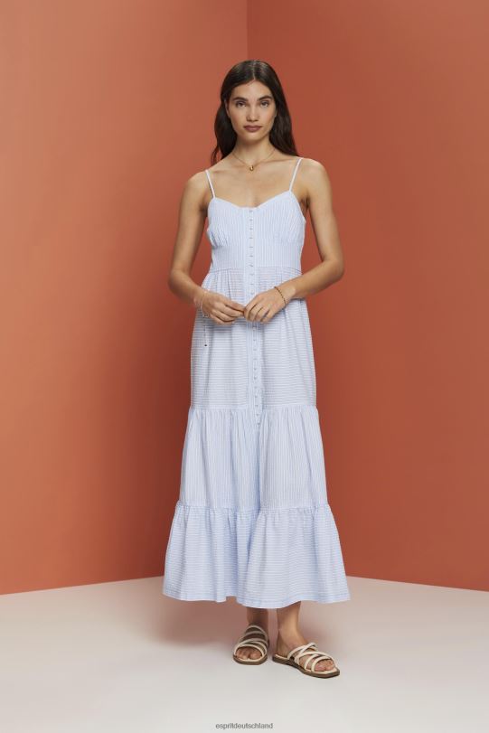 Frauen Esprit hellblau Maxikleid mit Trägern Kleider 0BN00233