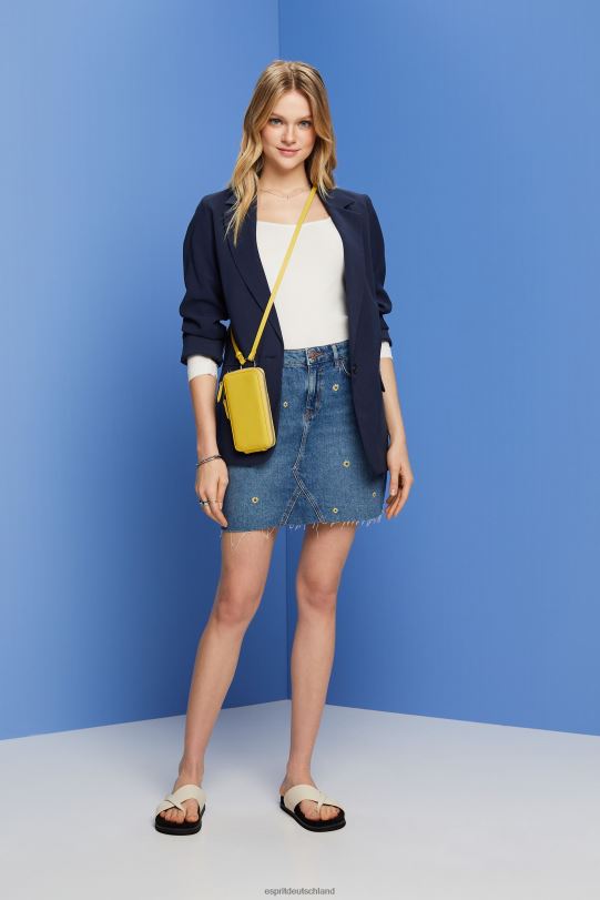 Frauen Esprit cremefarben Geripptes Langarmoberteil lange Ärmel 0BN0089