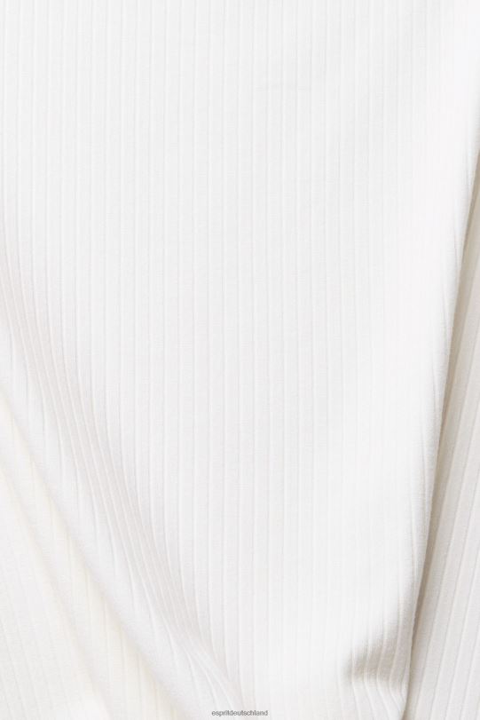 Frauen Esprit cremefarben ausgeschnittenes Oberteil lange Ärmel 0BN00531