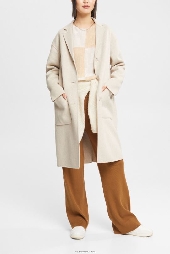 Frauen Esprit cremebeige Mantel aus Wollmischung Mäntel 0BN00561