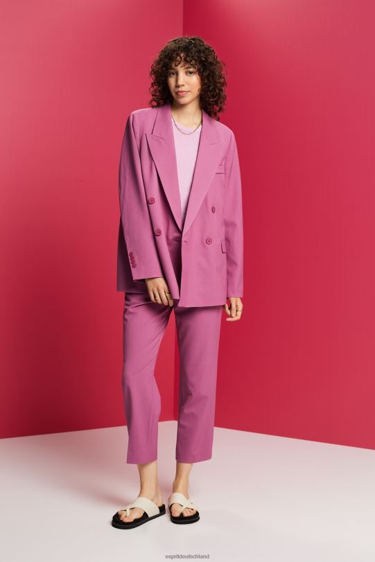 Frauen Esprit violett Blazer gewebt Mäntel 0BN00133