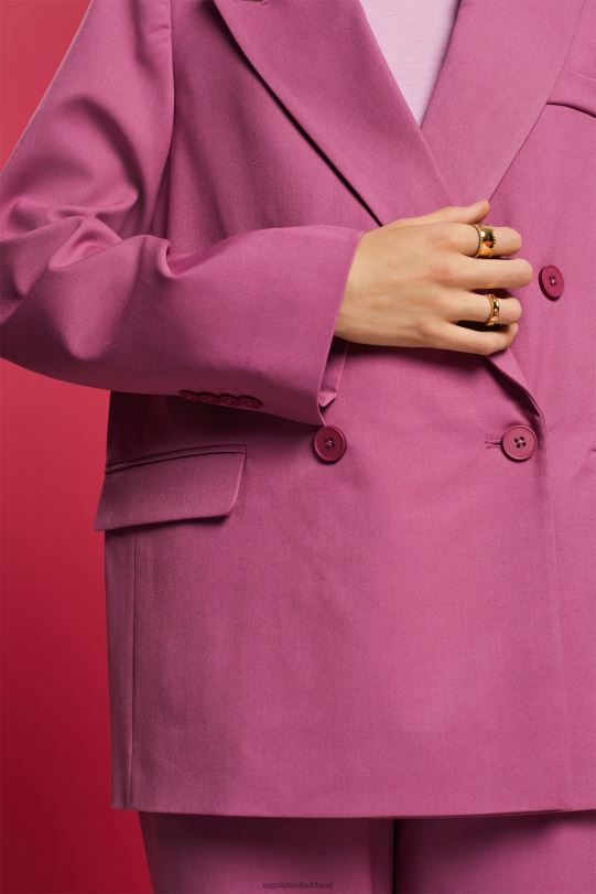 Frauen Esprit violett Blazer gewebt Mäntel 0BN00133