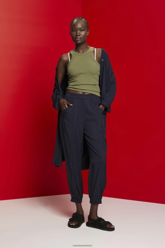 Frauen Esprit Olive Geripptes Tanktop Panzer 0BN00283