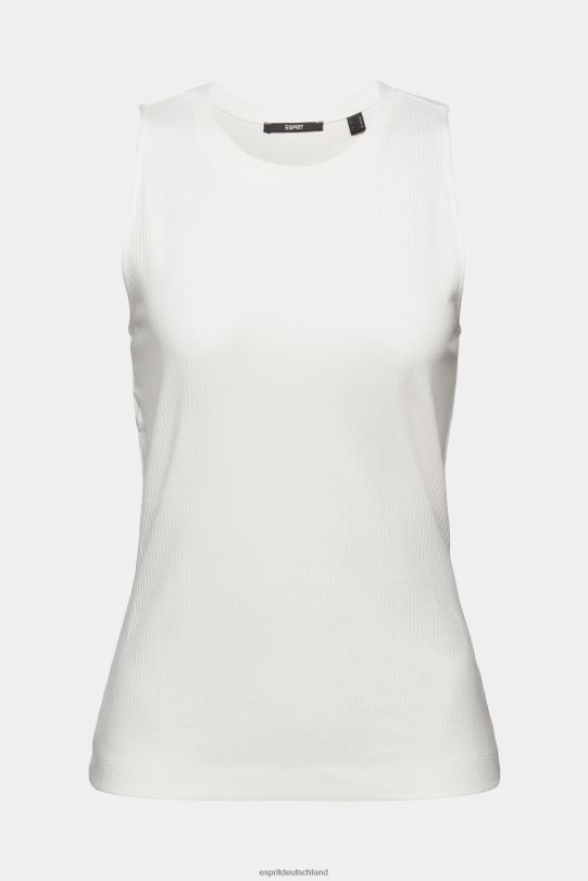 Frauen Esprit cremefarben Geripptes Tanktop Panzer 0BN00301