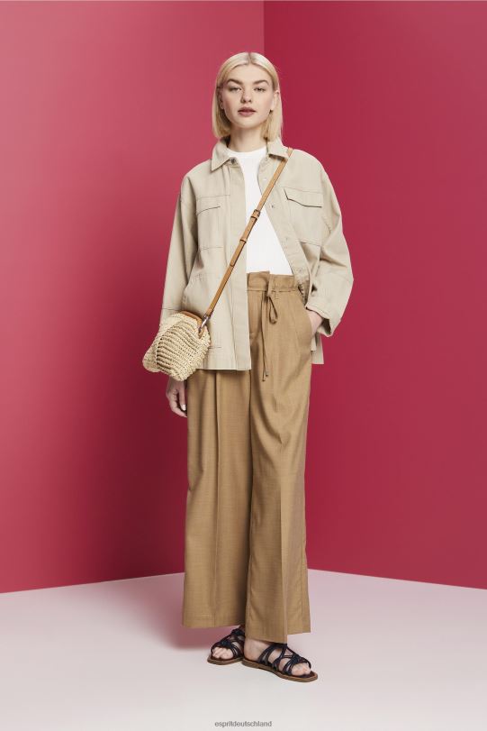 Frauen Esprit cremefarben Rippstrick-Tanktop Panzer 0BN0093