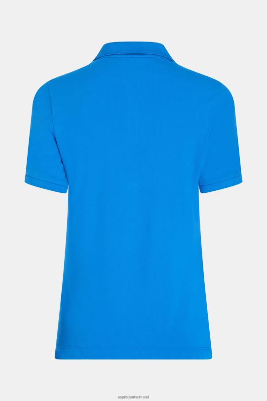 Frauen Esprit Blau Klassisches Poloshirt des Dolphin Tennis Club Polos 0BN00497