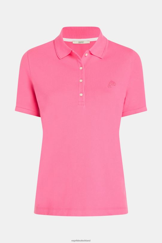 Frauen Esprit Rosa Klassisches Poloshirt des Dolphin Tennis Club Polos 0BN00499