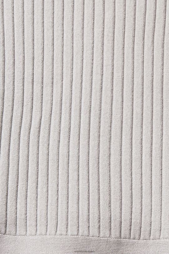 Frauen Esprit mittelgrau plissiertes Oberteil Pullover 0BN00469