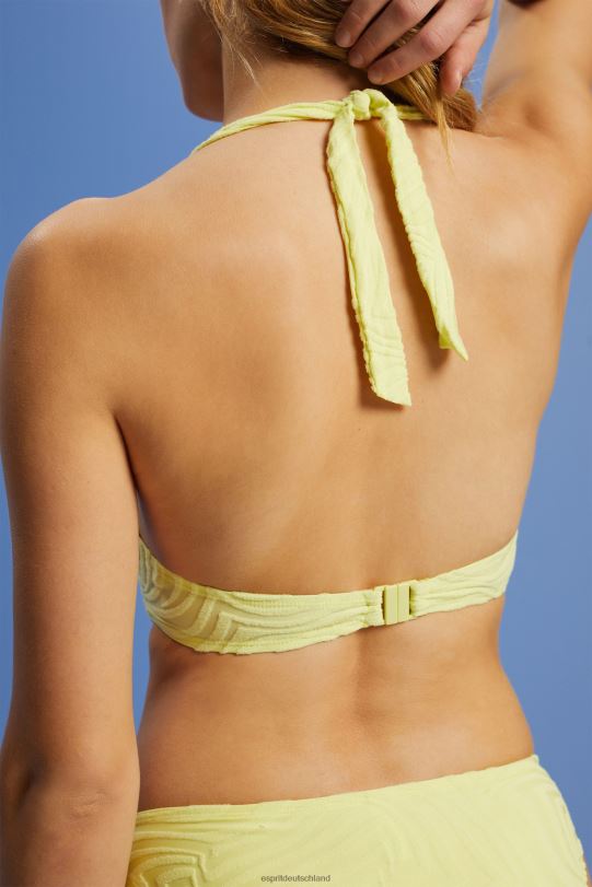 Frauen Esprit lindgelb Strandoberteile drahtlos schwimmen 0BN0047