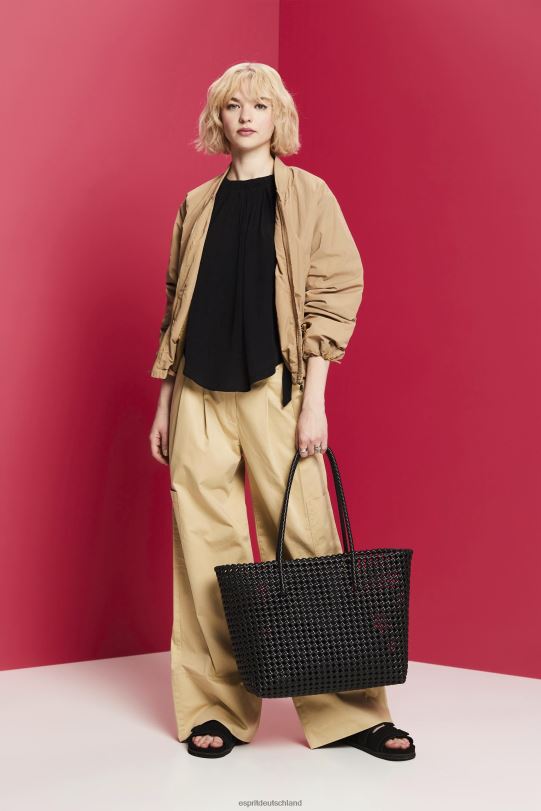 Frauen Esprit Schwarz Neckholder-Top Spitze 0BN00223