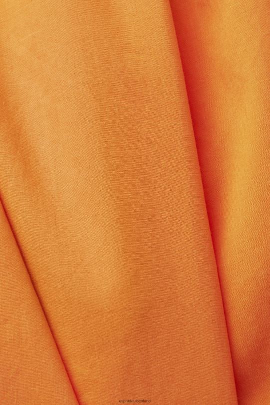 Frauen Esprit orange Camisole-Oberteil mit Kittel, Tencel Spitze 0BN00199