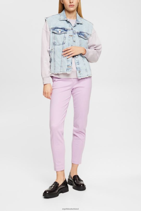 Frauen Esprit Lavendel Sweatshirt mit entspannter Passform Sweatshirts und Kapuzenpullover 0BN00525