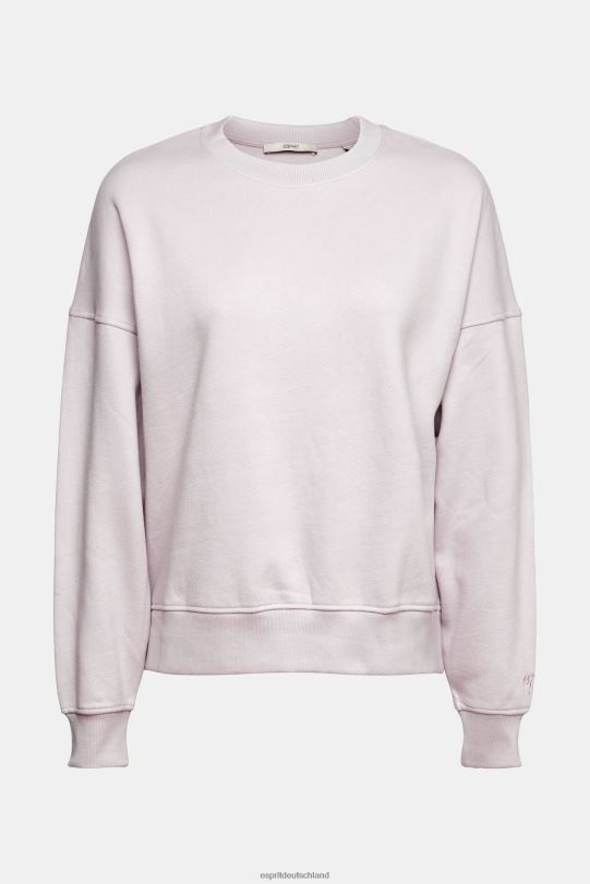 Frauen Esprit Lavendel Sweatshirt mit entspannter Passform Sweatshirts und Kapuzenpullover 0BN00525
