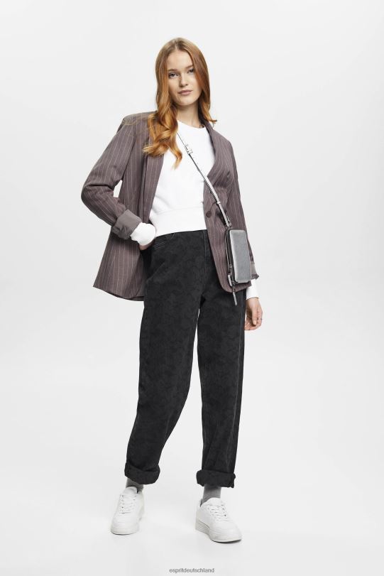 Frauen Esprit Weiß kurzes Sweatshirt Sweatshirts und Kapuzenpullover 0BN00153